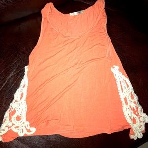 young miss tank with macrame